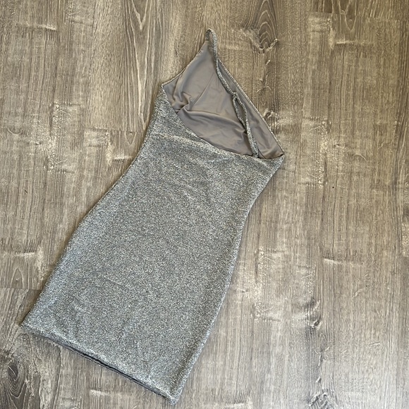 Princess Polly Silver Dress - Picture 3 of 8